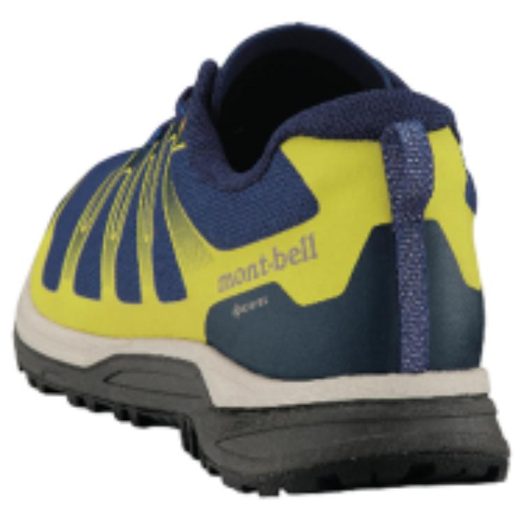 MONTBELL Abrasion Resistant Lightweight Wear resistant And Lightweight Low top Outdoor Shoes Men’s Blue Yellow
