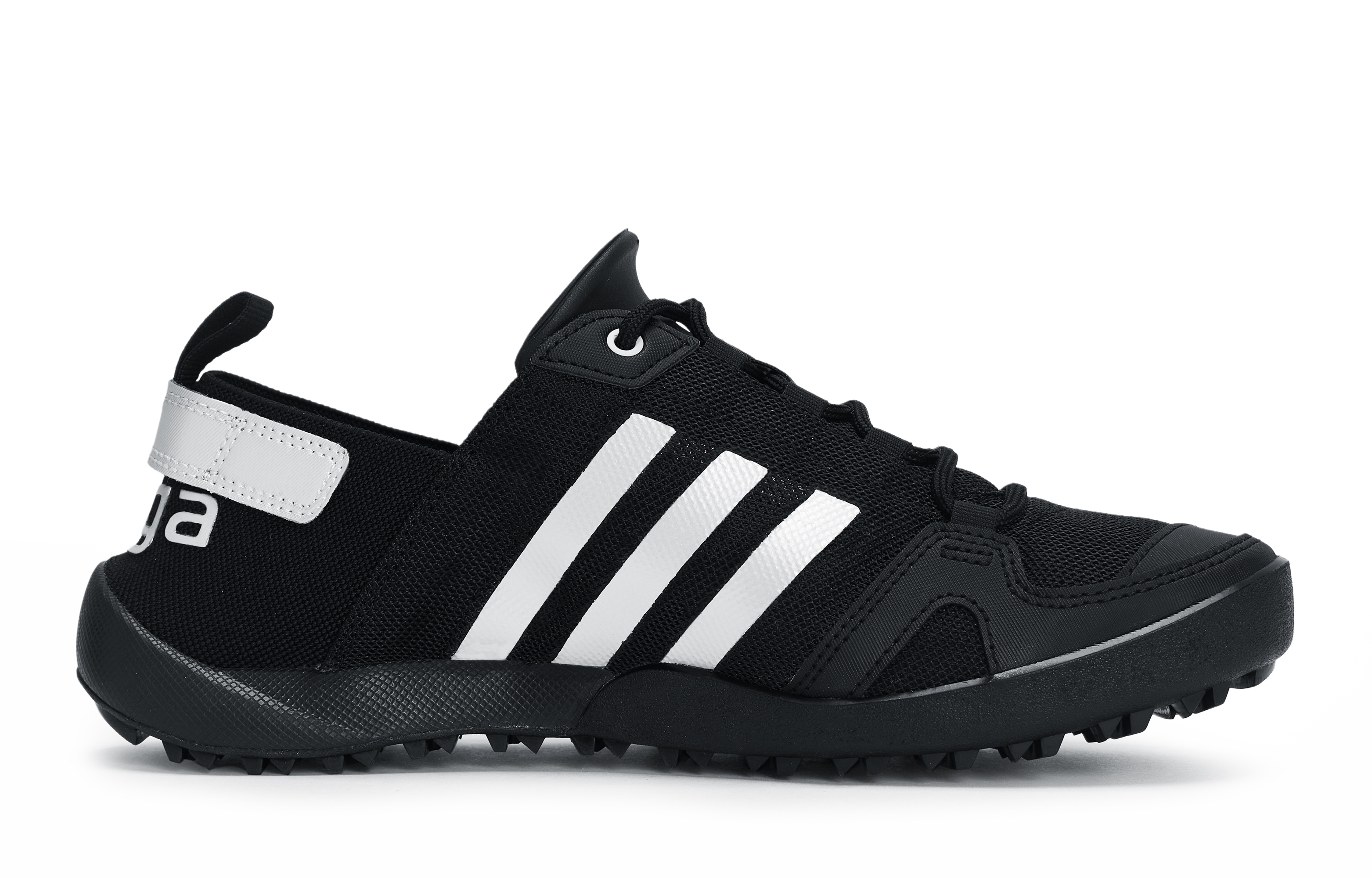 Adidas TERREX DAROGA PLUS HEAT.RDY Abrasion Resistant Low top Running Shoes Unisex Black White Silver