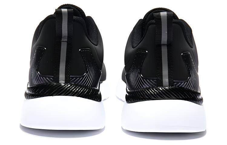 XTEP Synthetic Leather Breathable And Wear resistant Low top Running Shoes Women’s Black