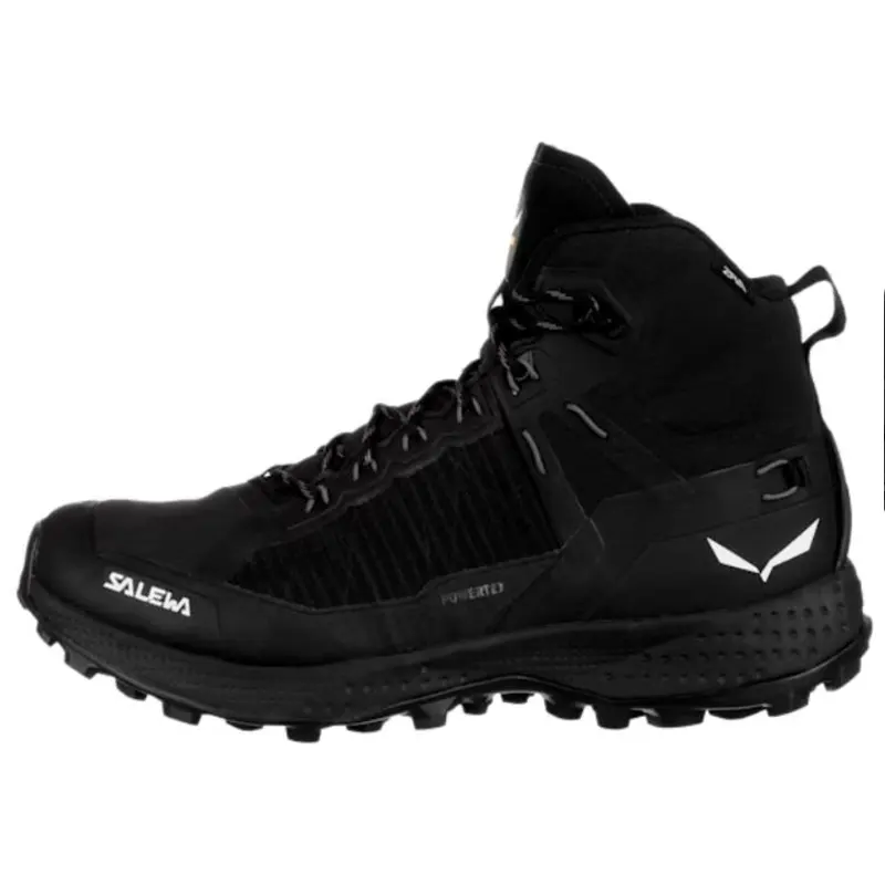 SALEWA PEDROC PRO POWERTEX Waterproof And Wear resistant High top Outdoor Boots Women's Black
