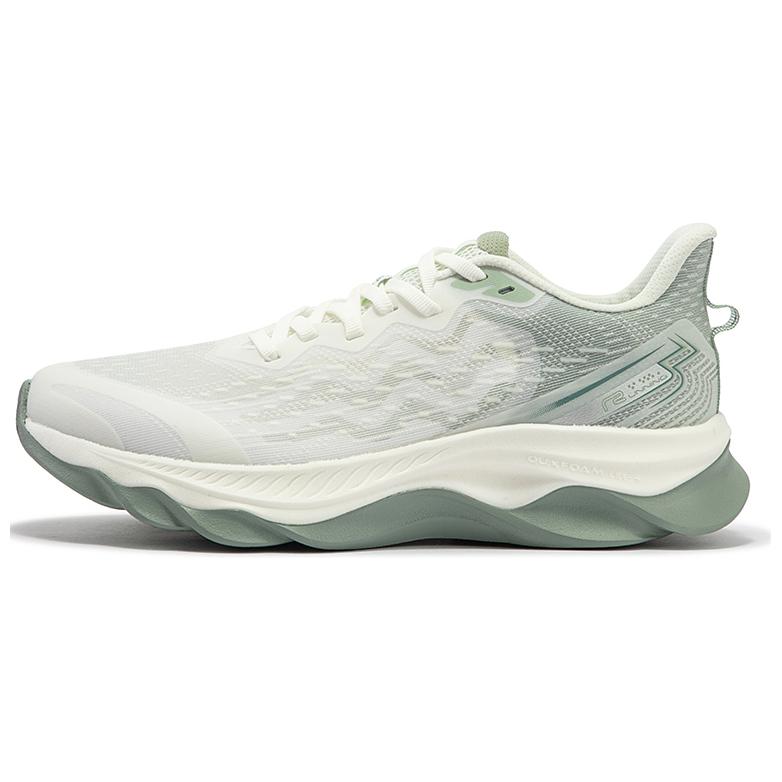 361° Cushioning Abrasion Resistant Cushioning, Wear Resistant Low top Casual Running Shoes Men’s White Green