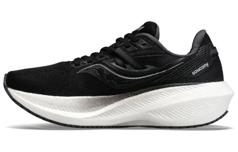 Saucony Triumph Victory 20 Running Shoes Women's Low Top Black/Gray/White