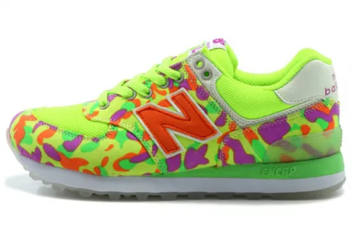 New Balance NB 574 Low top Running Shoes Women's Neon Green