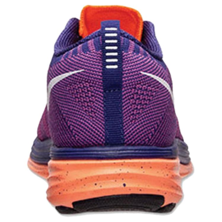 Nike Flyknit Lunar 2 Slip Resistant Abrasion Resistant Low top Casual Running Shoes Women’s Purple Orange