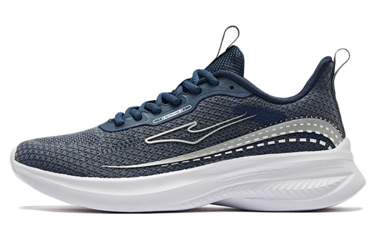 Erke Cushioning Rebound Low top Running Shoes Men’s Blue Silver