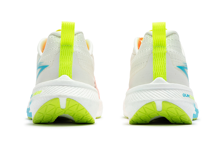 361° Blitz CQT Eco Shimmery Racing Low top Running Shoes Men’s White Orange
