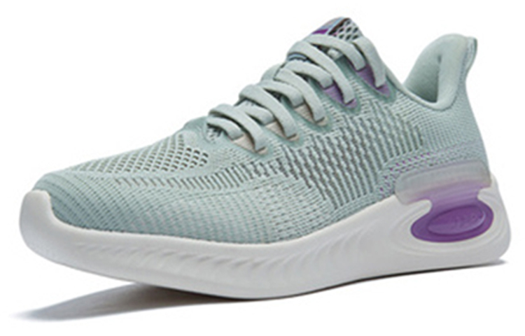 361° Mesh, Textile Slip Resistant Breathable Lightweight Cushioning Low top Running Shoes Women’s Green Purple