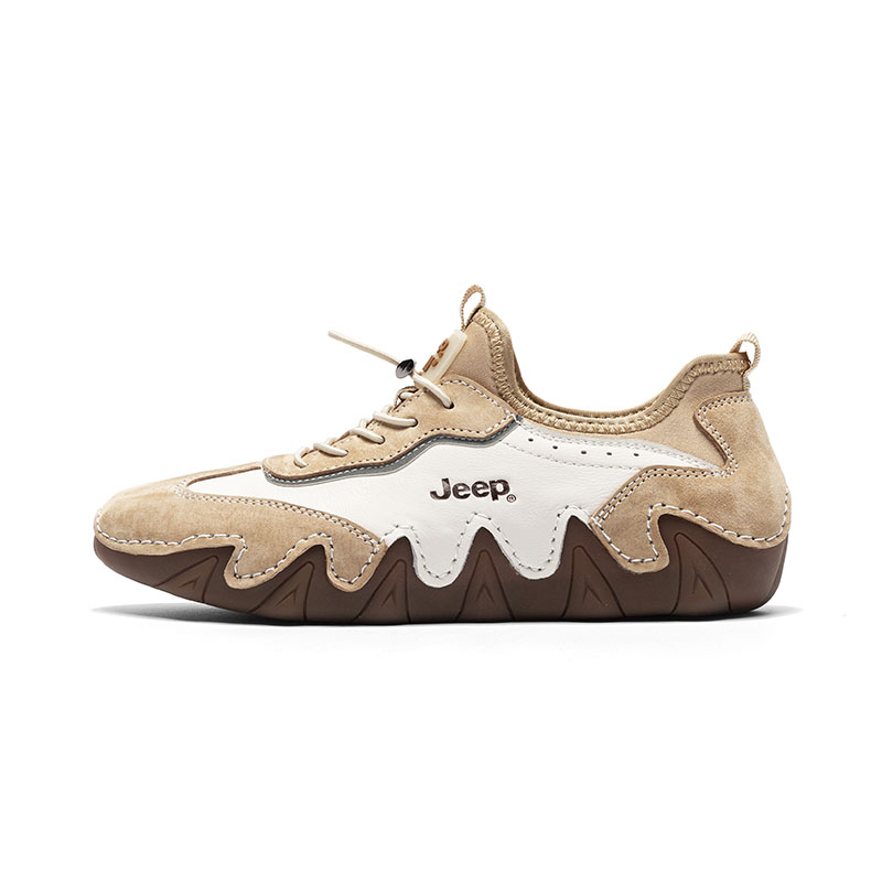 Jeep Cushioning Low top Outdoor Shoes Women’s White Sand