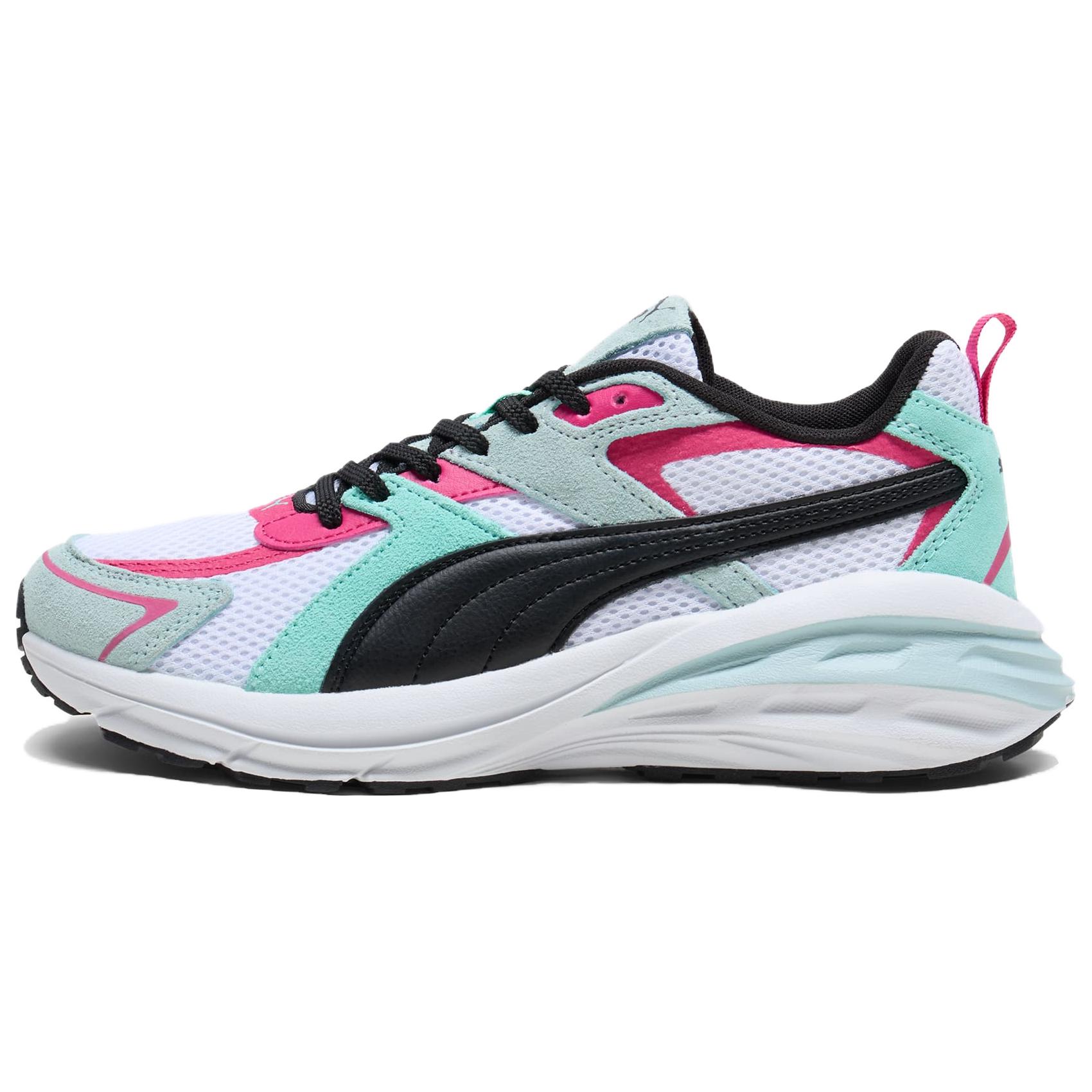 PUMA Hypnotic Slip Resistant Abrasion Resistant Low top Casual Running Shoes Women's Black White
