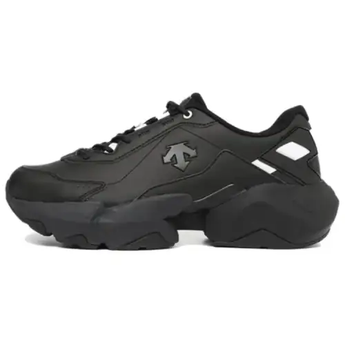 DESCENTE Wear resistant And Waterproof Low top Casual Running Shoes Women's Black