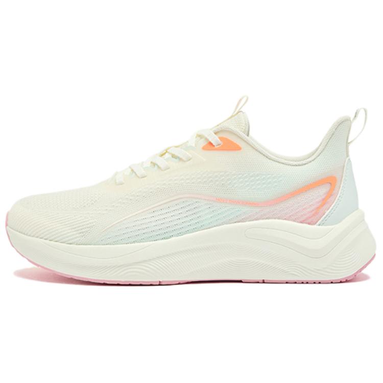 QIAODAN Wind Speed 2.0 Running Shoes Women’s Low Top White Orange Blue