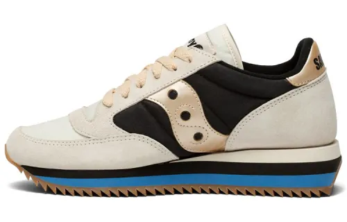 Saucony Jazz Triple Jazz Running Shoes Women's Low Top White/Black/Blue/Gold