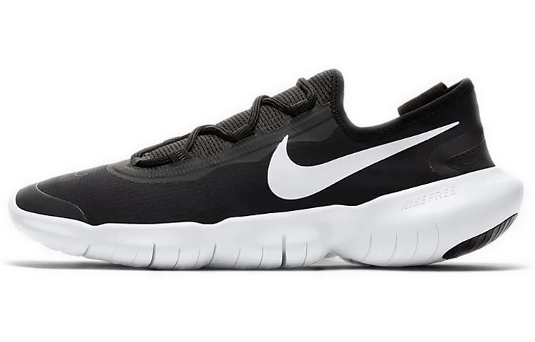 Мужские кроссовки Nike Nike Free RN 5.0 (черно-белые)