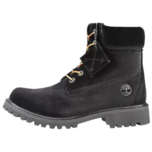 Timberland Off White X Women's 6 Inch Premium 'Black Velvet' Women's