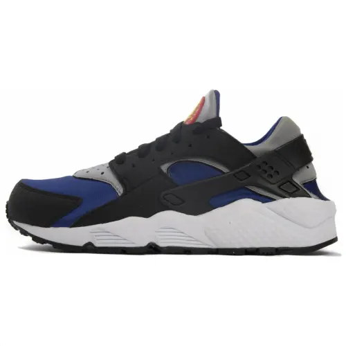 Nike Air Huarache Slip Resistant Abrasion Resistant Low top Running Shoes Men's Black Blue Gray