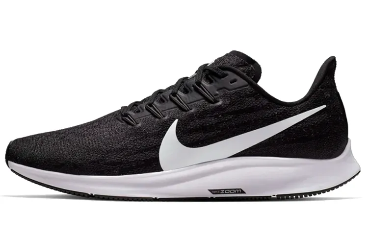 Nike Pegasus 36 Low top Air Zoom Casual Training Running Shoes Unisex Black White