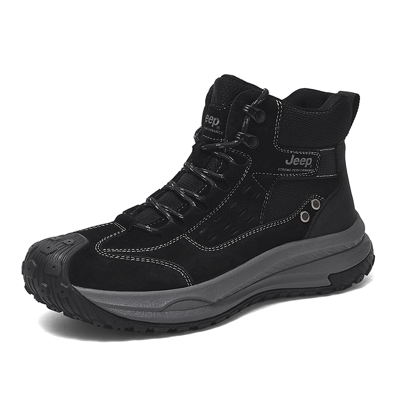 Jeep High top Outdoor Shoes Men’s Black