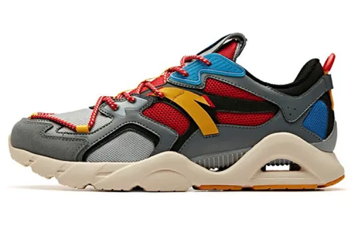 Anta Comfortable Balance Lightweight Balance Lightweight Low top Running Shoes Men's Gray Red