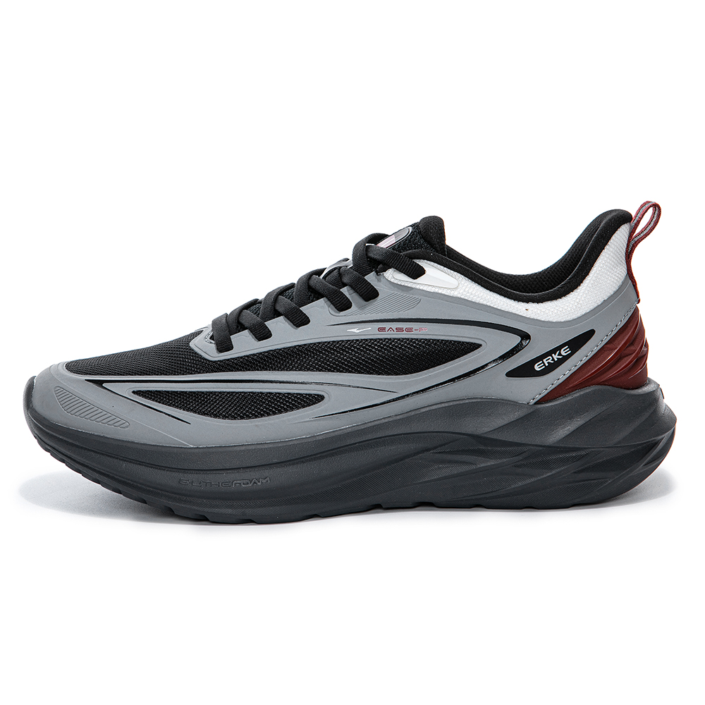Erke Cushioning Abrasion Resistant Cushioning, Wear Resistant Low top Casual City Commuting Running Shoes Men’s