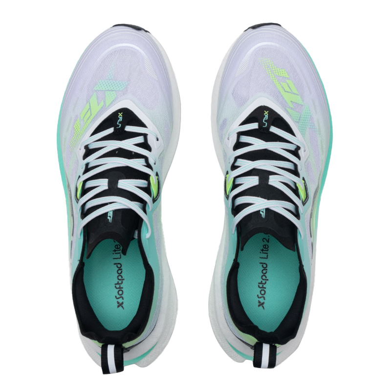 XTEP Cushioning Breathable Rebound Low top Running Shoes Men’s Green White