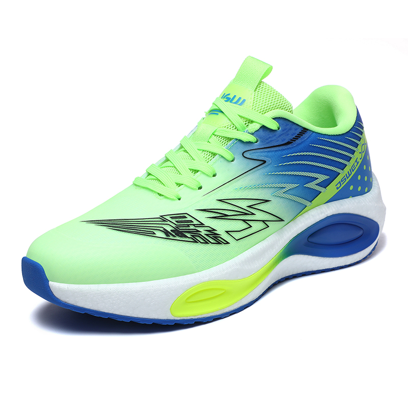 JSWEI Cushioning Slip Resistant Abrasion Resistant Low top Running Shoes Men’s
