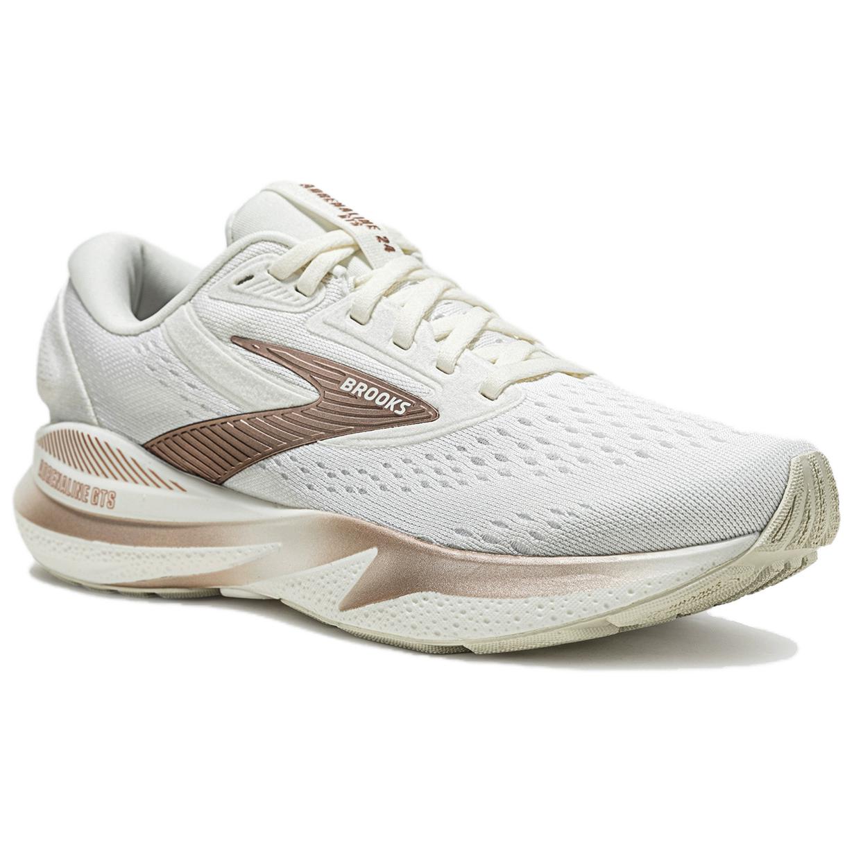Brooks Adrenaline GTS 24 Abrasion Resistant Low top Long Distance Running Shoes Women’s White