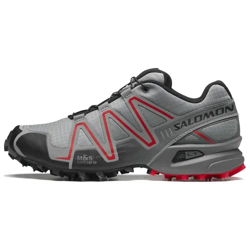 SALOMON Speedcross 3 Reflect Textile, Synthetic Leather Slip Resistant Abrasion Resistant Low top Outdoor Shoes Unisex