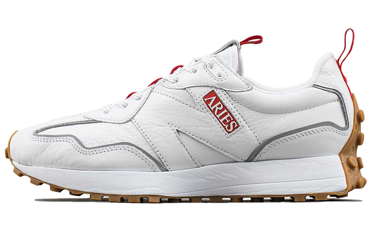 Aries x New Balance NB 327 retro leather fabric synthetic leather artificial leather low-top casual running shoes men and women same style white
