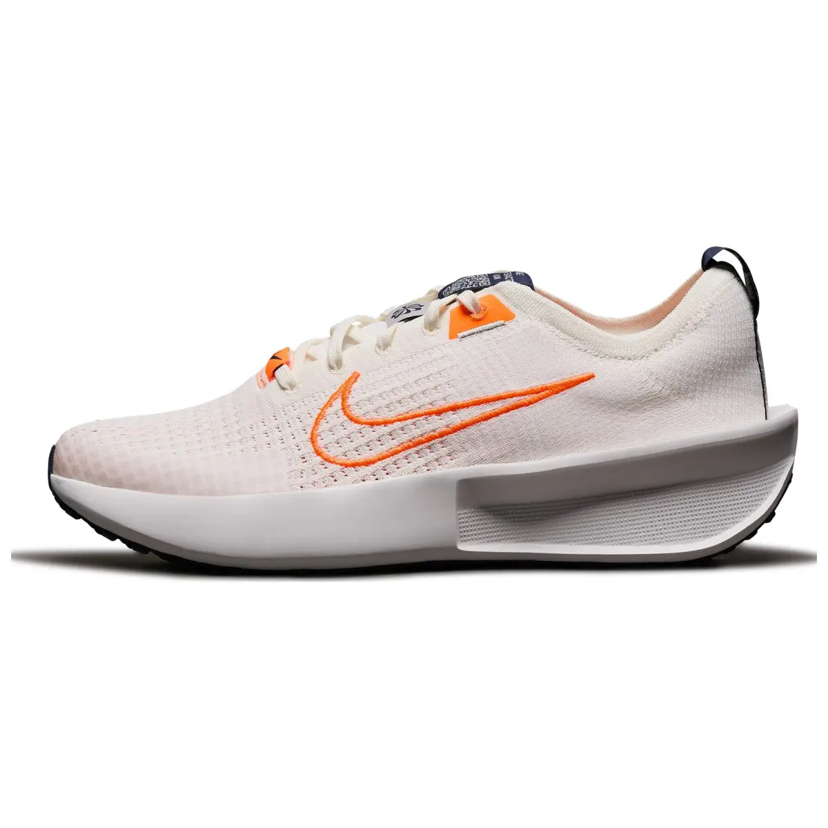 Nike Interact Run Sail Platinum Tint Summit White Total Orange