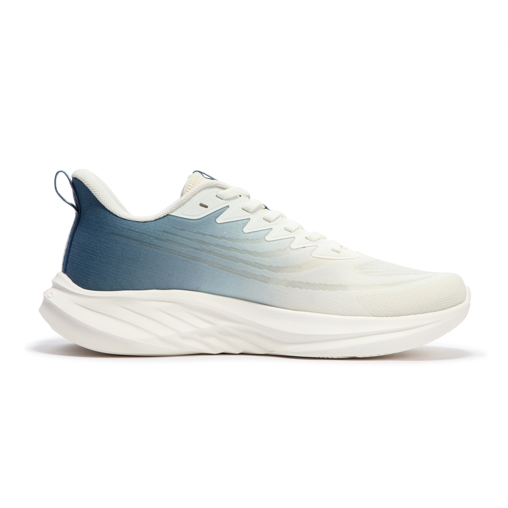 361° Cushioning Slip Resistant Abrasion Resistant Low top Running Shoes Men’s White Blue
