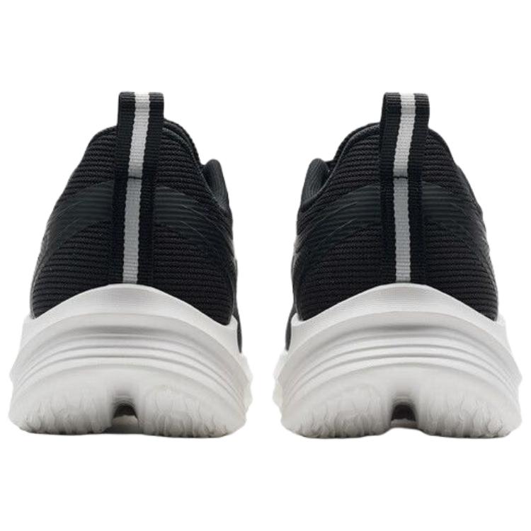XTEP Abrasion Resistant Slip Resistant Lightweight Low top Casual Running Shoes Men’s Black White