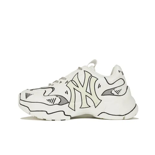 MLB Big Ball Chunky Nine Systems Low top Chunky Sneakers Unisex White Gray