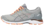 ASICS GT 3000 5 Comfortable Abrasion Resistant Breathable Low top Running Shoes Women's Gray Orange