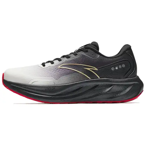 Anta Textile, Synthetic Leather Low top Casual Running Shoes Men's