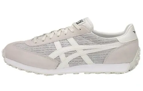 Onitsuka Tiger Edr 78 Textile, Synthetic Leather Abrasion Resistant Low top Casual Running Shoes Unisex Gray White