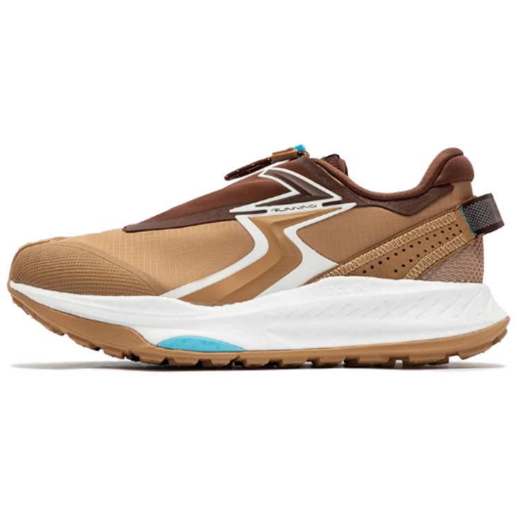 361° Wu Xia Collection Mesh Cushioning Slip Resistant Waterproof Low top Running Shoes Men’s Brown
