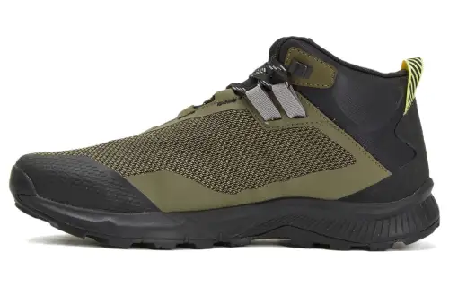 THE NORTH FACE M Cragstone Mid WP Abrasion Resistant Breathable Mid top Outdoor Shoes Green Black
