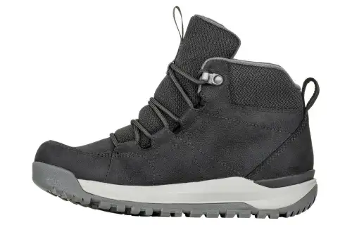 Oboz Footwear Cedar Non Slip And Waterproof Coverage Cushioning Mid top Outdoor Shoes Women's Black