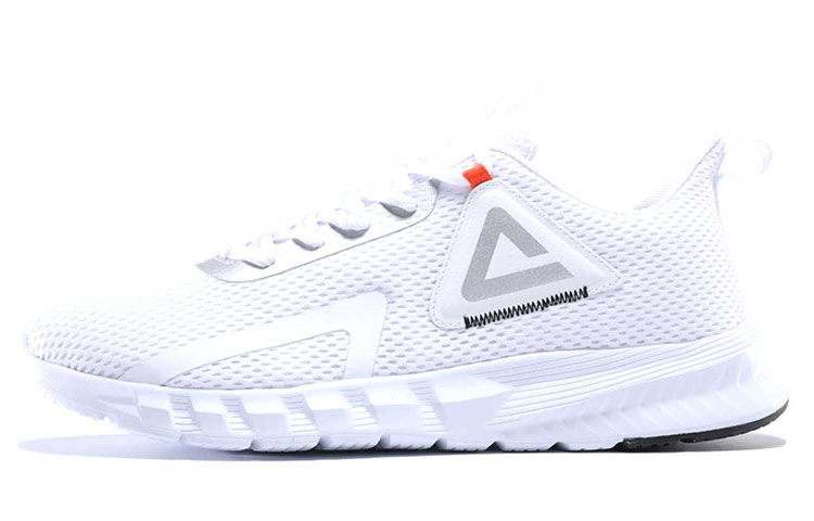 PEAK Comfortable Abrasion Resistant Low top Running Shoes Men’s White