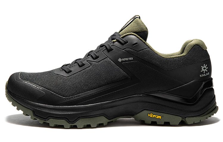 KAILAS GTX Slip Resistant, Abrasion Resistant, Waterproof Low top Mountaineering Hiking Shoes Men’s Ink Black