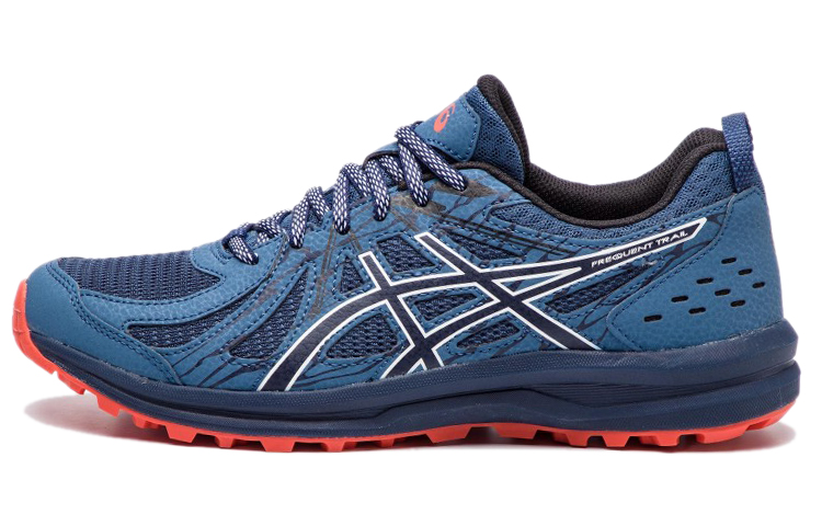 ASICS Frequent Running Shoes Men's Low Top Blue/Orange