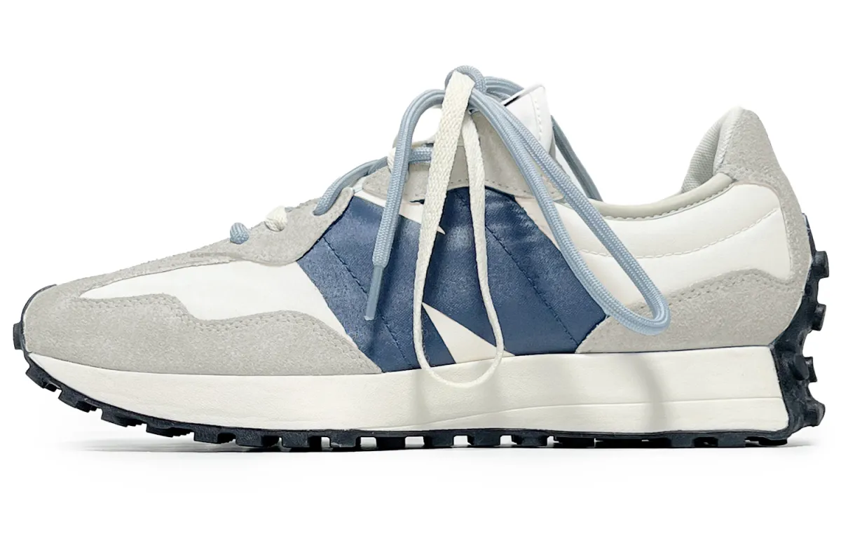 New Balance NB 327 Textile, Synthetic Leather Abrasion Resistant Low top City Commuting Running Shoes Unisex Blue Gray