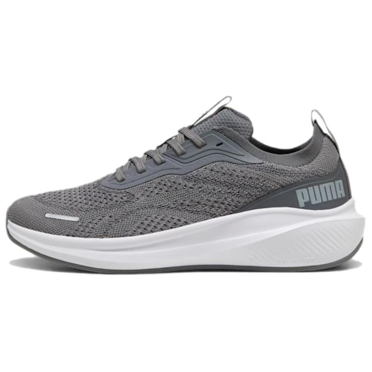 PUMA Skyrocket Light Comfortable Slip Resistant Impact Resistant Low top Running Shoes Unisex Gray
