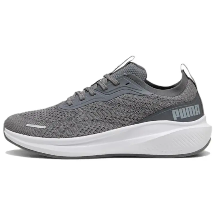PUMA Skyrocket Light Comfortable Slip Resistant Impact Resistant Low top Running Shoes Unisex Gray