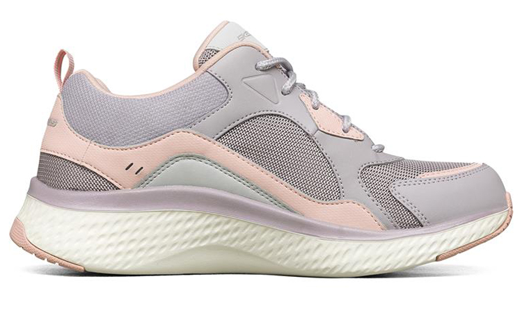 Skechers Solar Fuse Comfortable Synthetic Leather, Textile Low top Casual Running Shoes Women’s Lavender