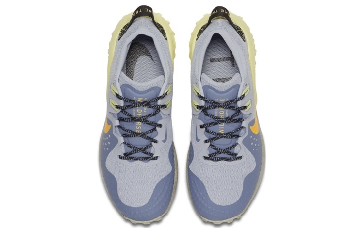 Женские кроссовки Nike Wildhorse 6 (серо-сине-желтый) — фото 3