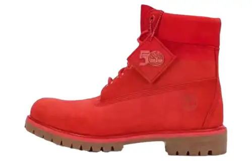 Timberland 50th Anniversary Edition Premium 6 Inch Waterproof Boot 'Medium Red Nubuck'