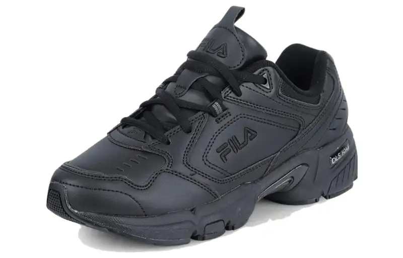 FILA Ranger 22 Synthetic Leather Low top Running Shoes Unisex Black