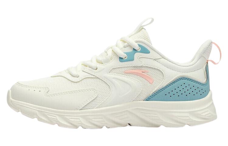Anta Slip Resistant Abrasion Resistant Low top Running Shoes Women’s White Cyan