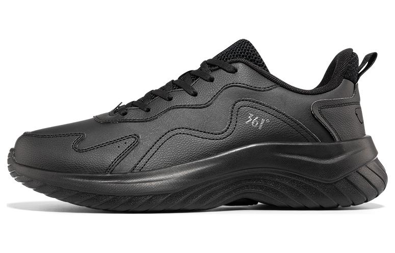 361° Slip Resistant Abrasion Resistant Low top Running Shoes Men’s Black